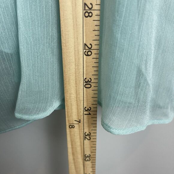 Victorias Secret Tunic Cami Dress Slip Medium Blue Fairy Ethereal Y2K Flowy Top - Picture 7 of 7